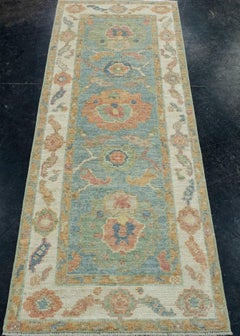 Turkish Oushak Runner Rug 2'3" x 5'11" #17506