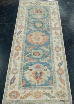 Turkish Oushak Runner Rug 2'3" x 5'8" #17239
