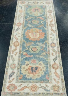 Turkish Oushak Runner Rug 2'3" x 5'8" #17274