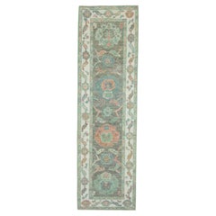 Turkish Oushak Runner Rug 2'4" x 7'10" #17549