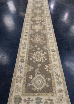 Turkish Oushak Runner Rug 2'6" x 16'2" #16675