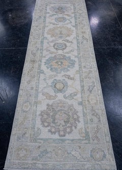 Turkish Oushak Runner Rug 2'7" x 8' #16329