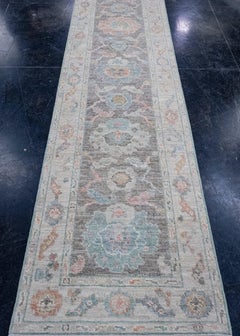 Turkish Oushak Runner Rug 2'8" x 10' #16251