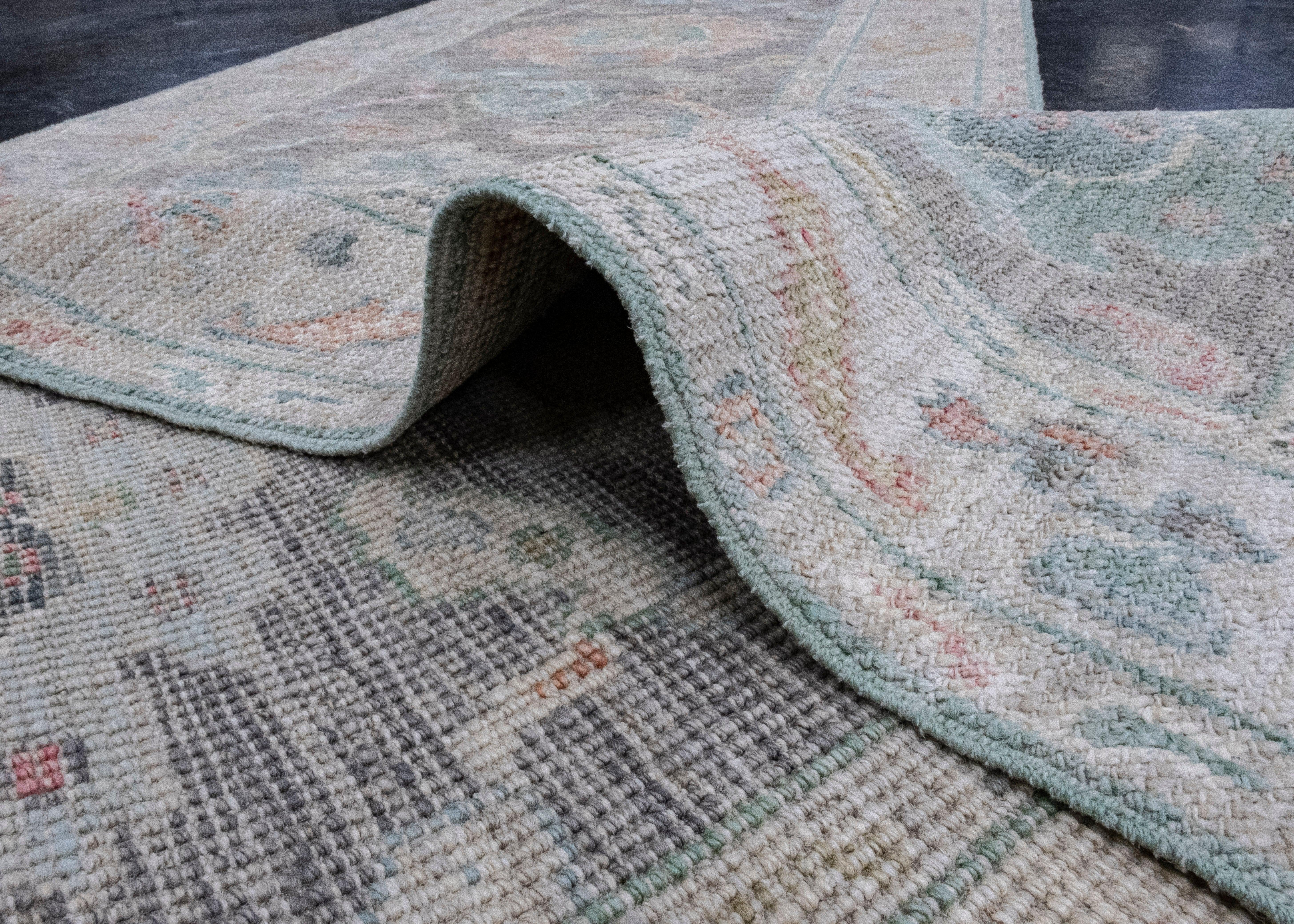 Turkish Oushak Runner Rug 2'8