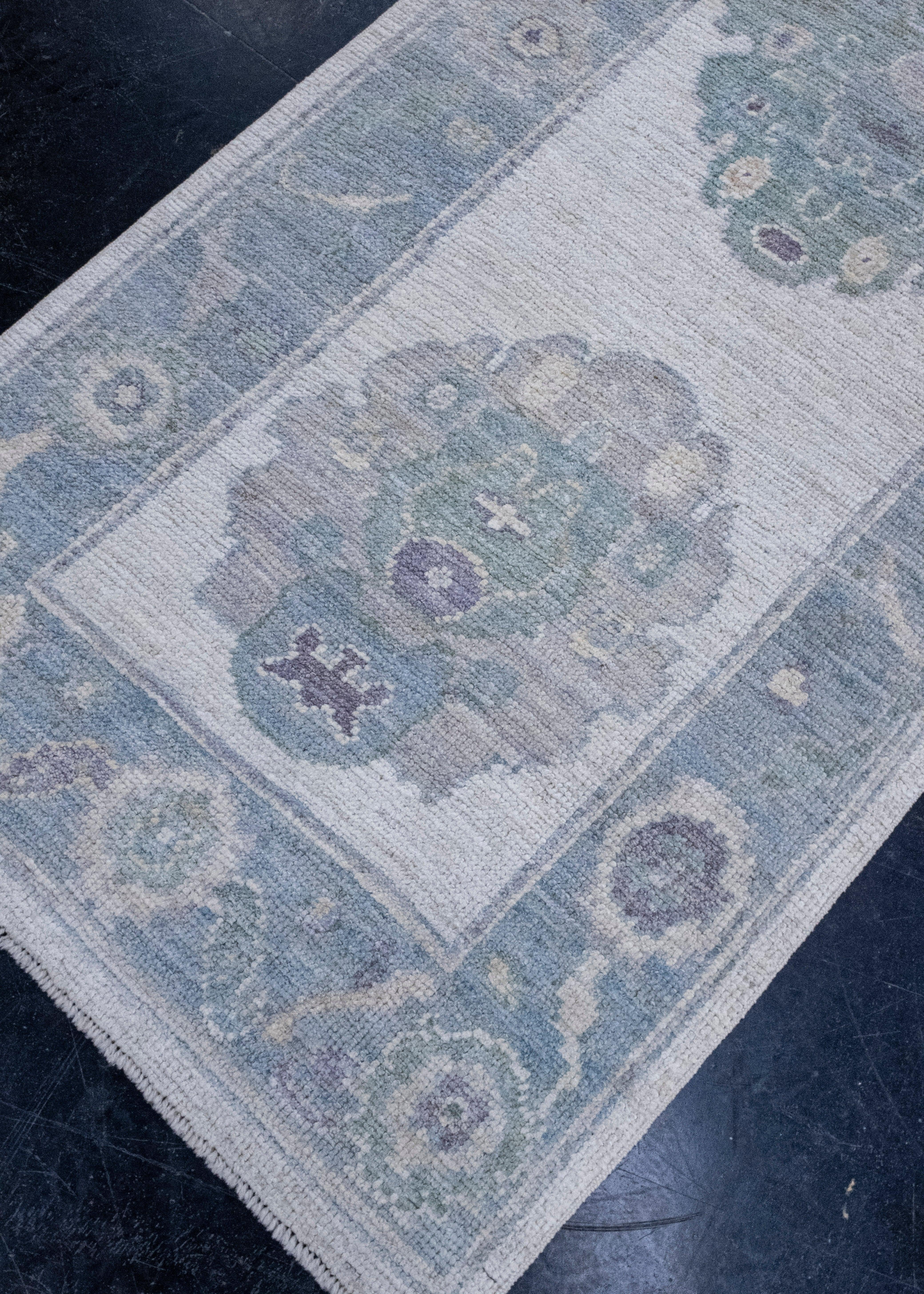Tappeto Oushak Runner Turco 2'8