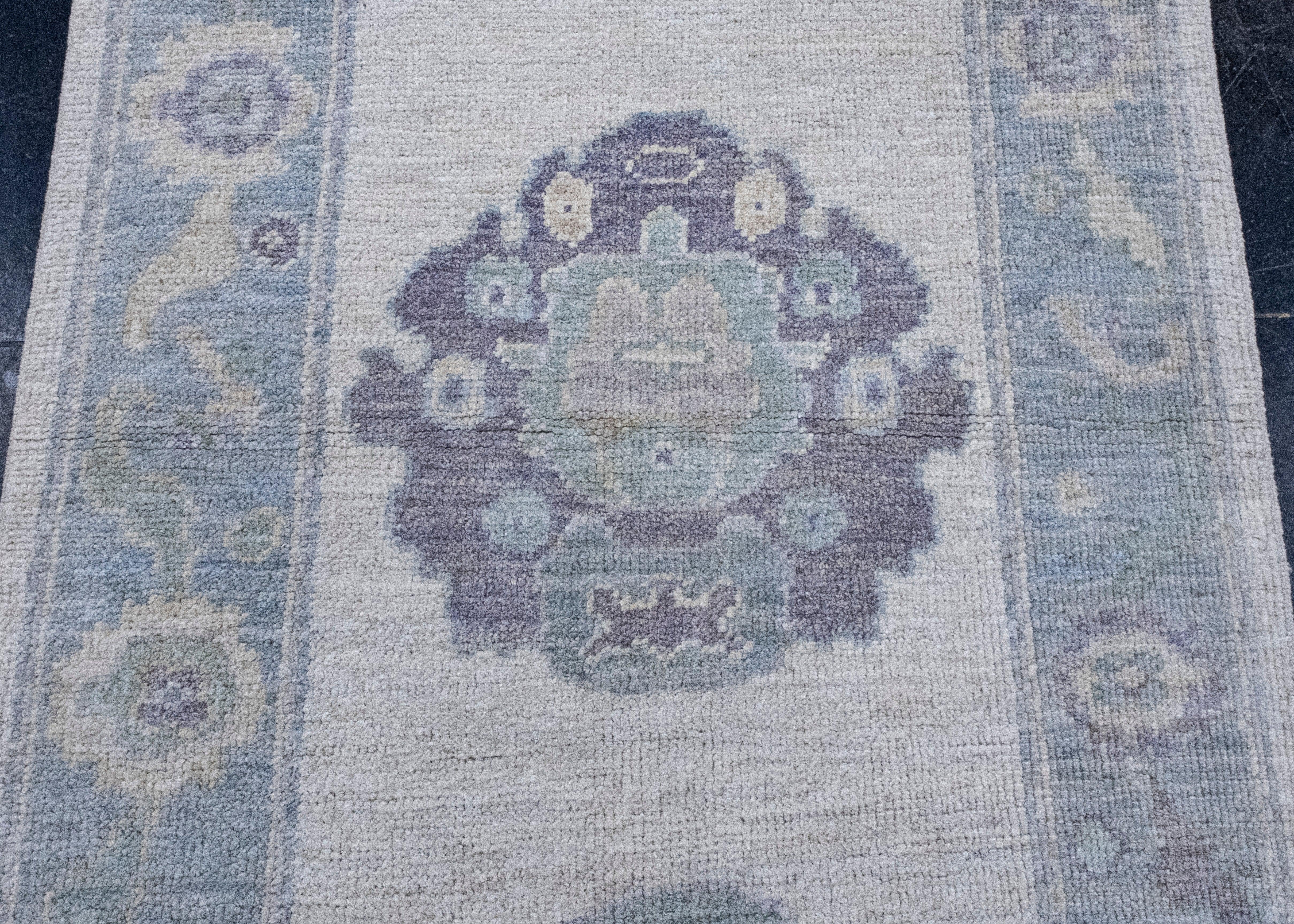 Tappeto Oushak Runner Turco 2'8