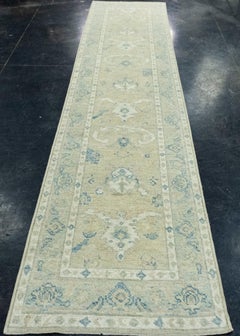 Turkish Oushak Runner Rug 2'8" x 12' #17866