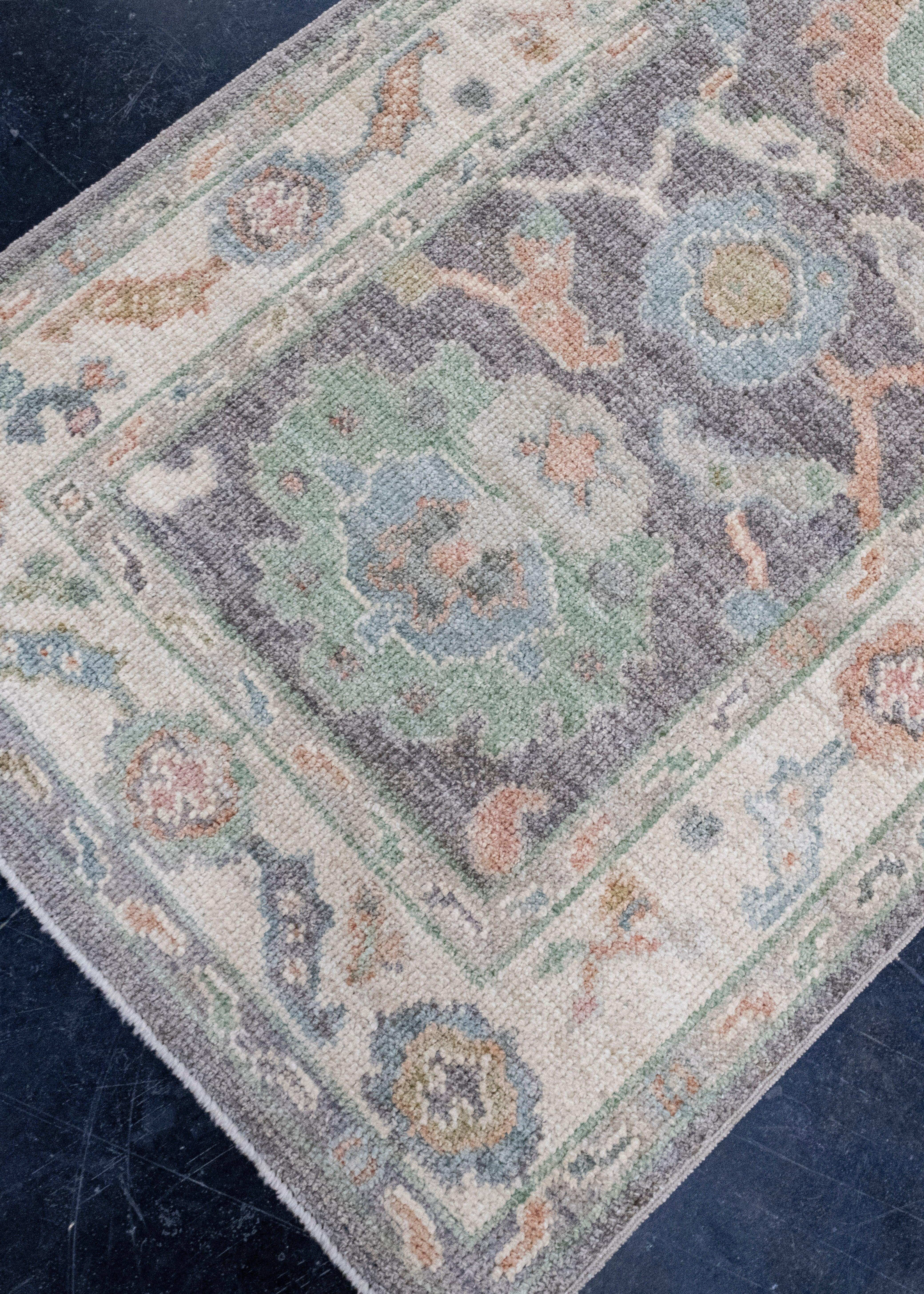 Turco Tappeto Oushak Runner turco 2'8