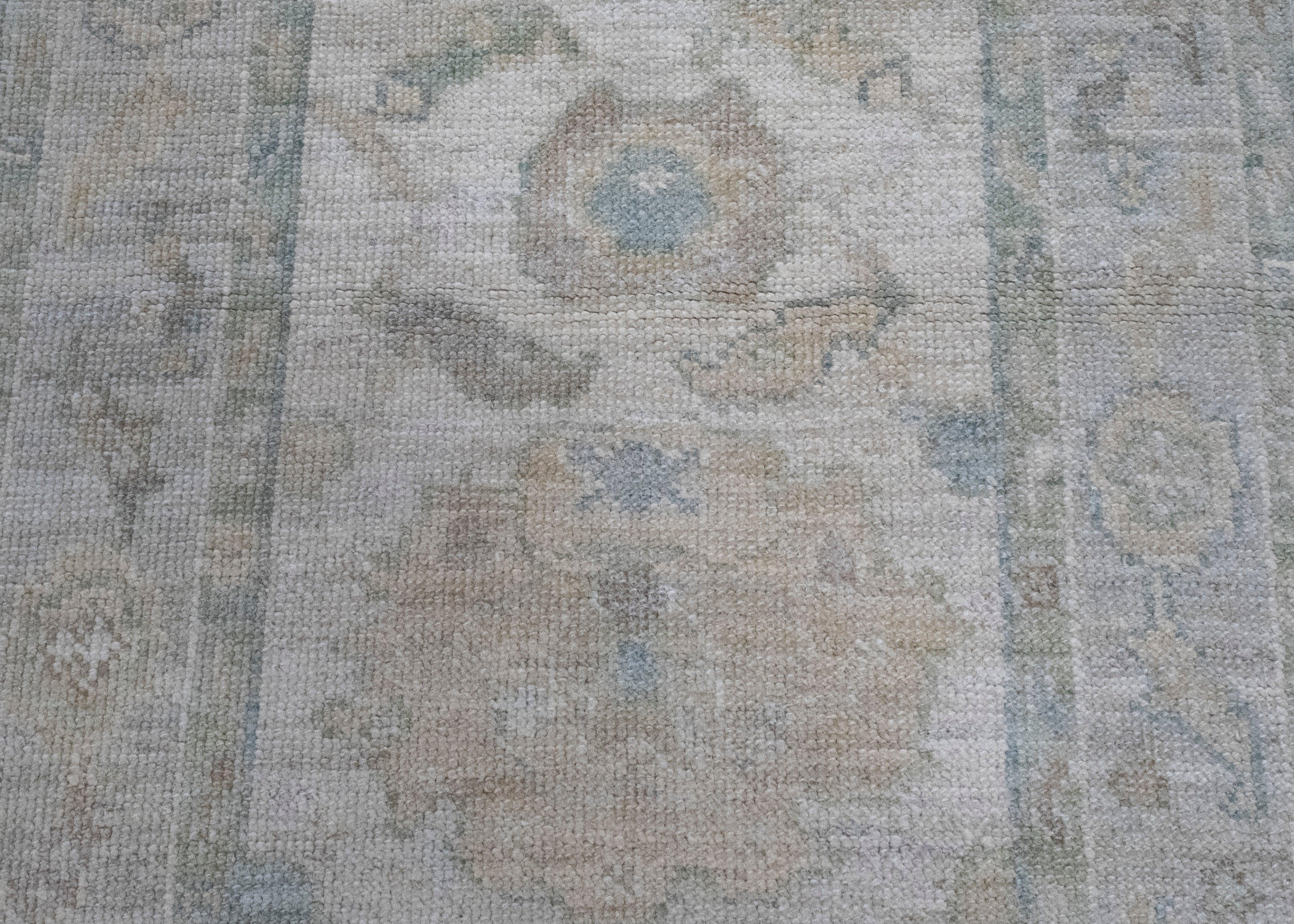 Tappeto Oushak Runner turco 2'8