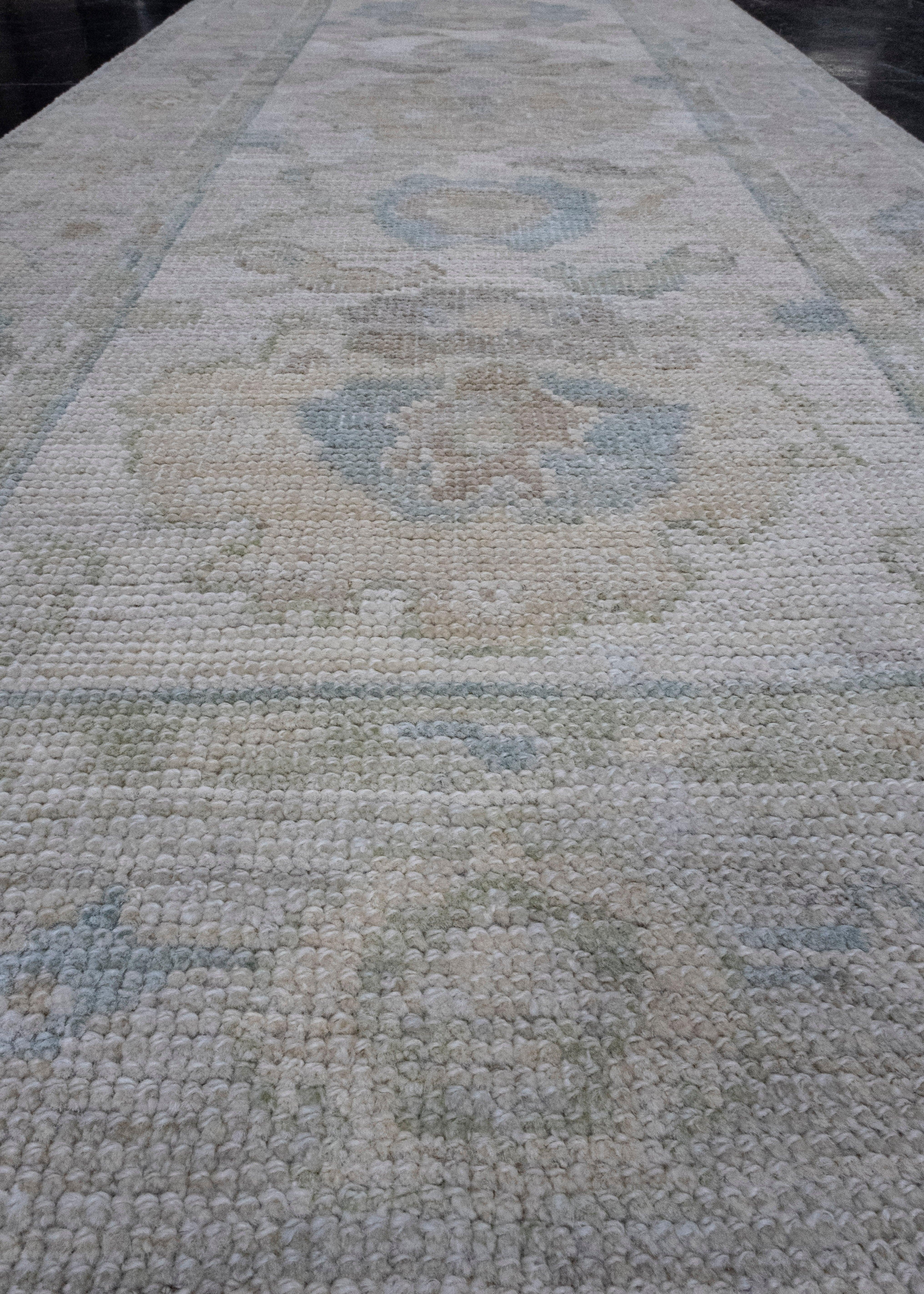Lana Tappeto Oushak Runner turco 2'8