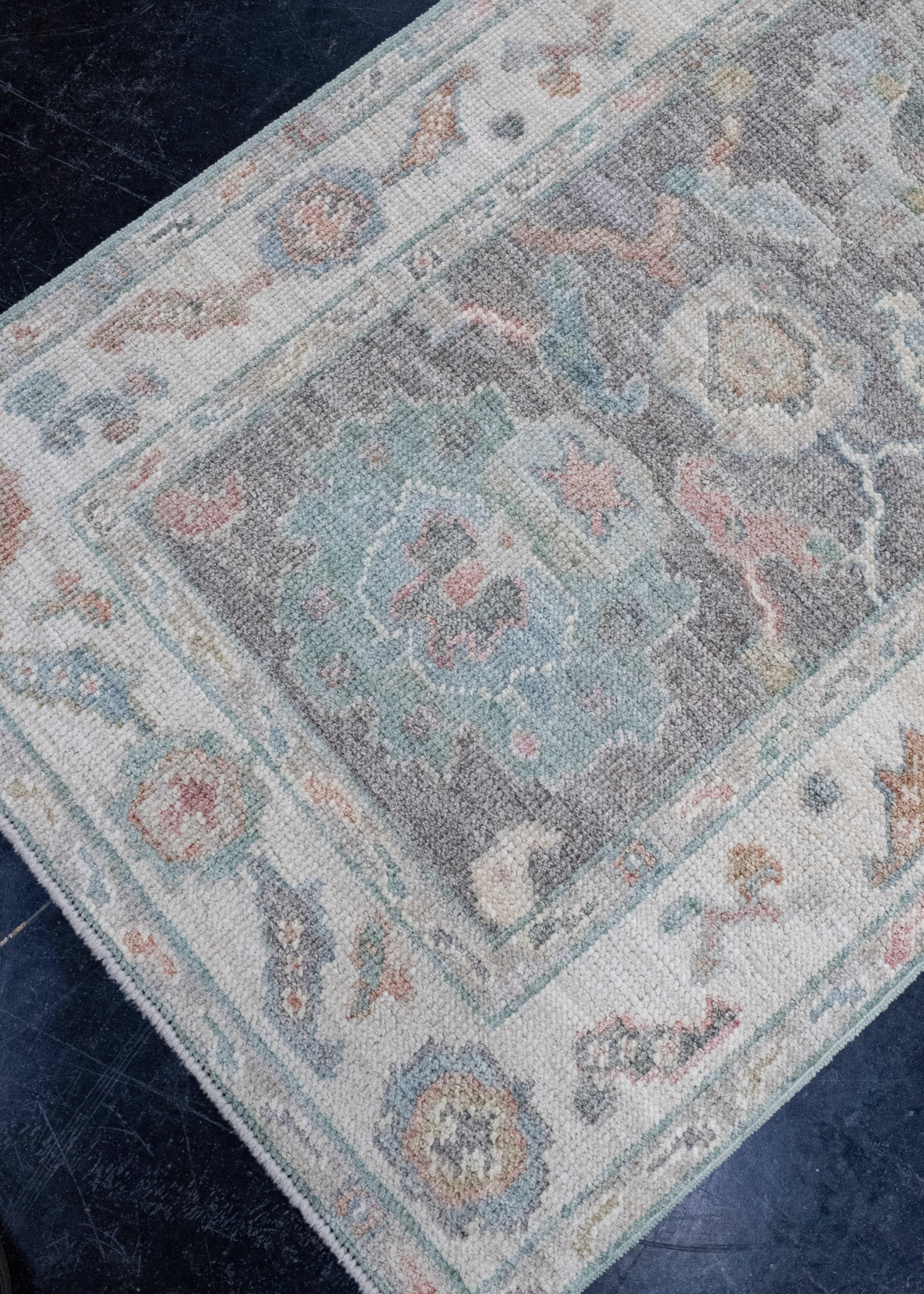 Turco Tappeto Oushak Runner turco 2'9