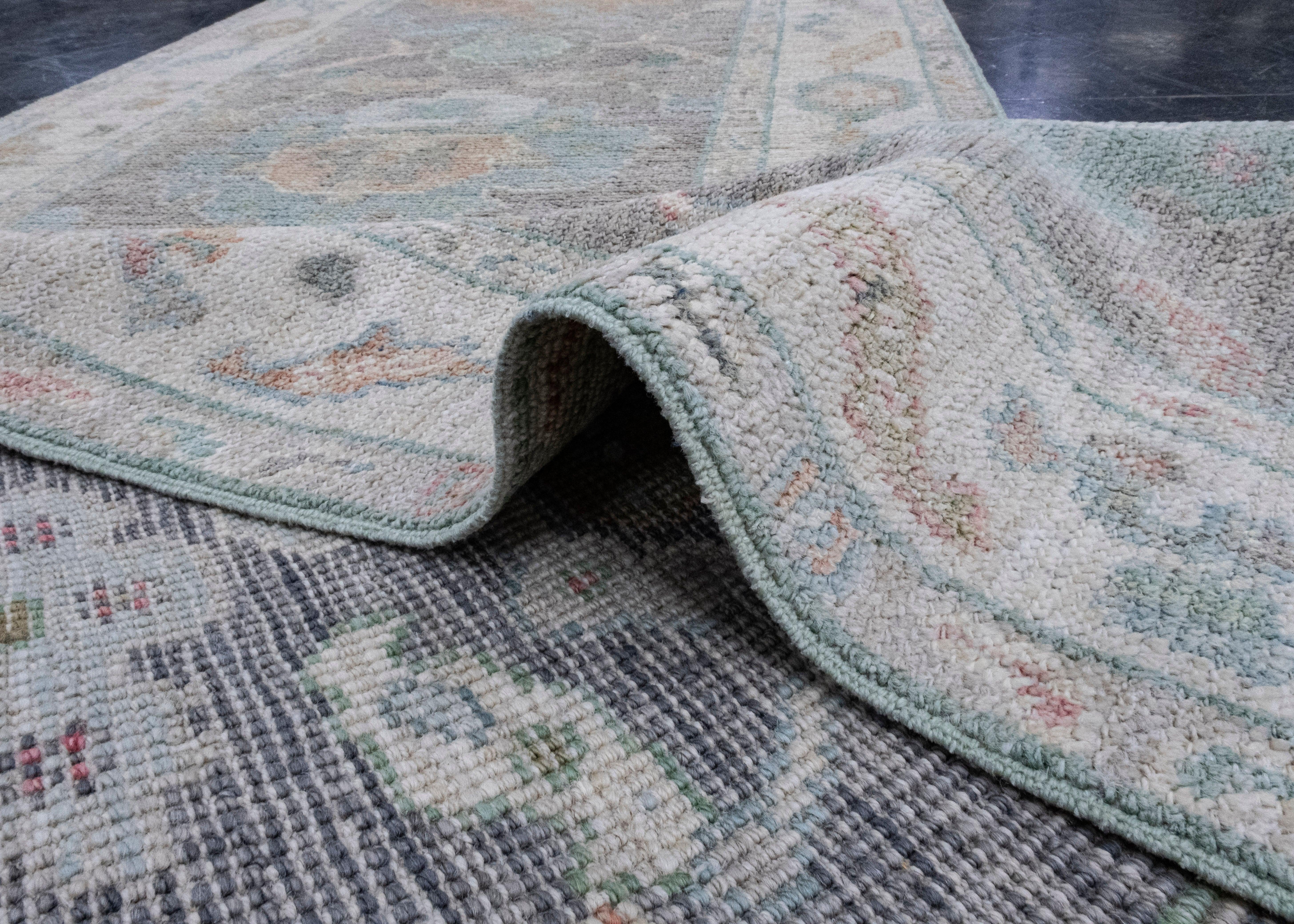 Tappeto Oushak Runner turco 2'9