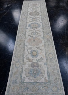 Turkish Oushak Runner Rug 2'9" x 10' #16277