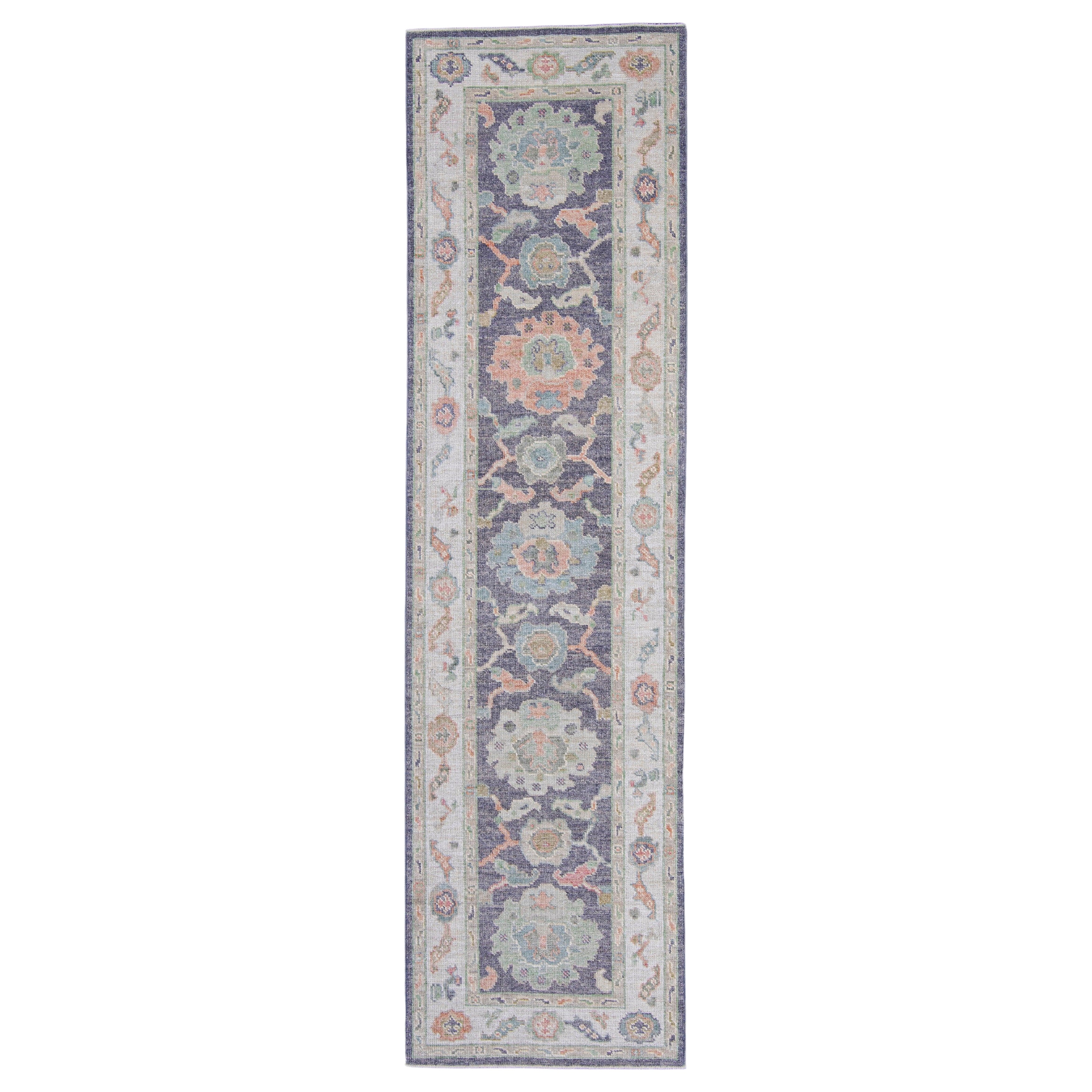 Tappeto Oushak Runner Turco 2'9" x 10'3" #16514