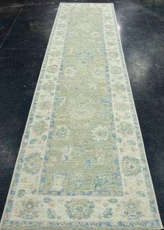 Turkish Oushak Runner Rug 2'9" x 11'9" #17791