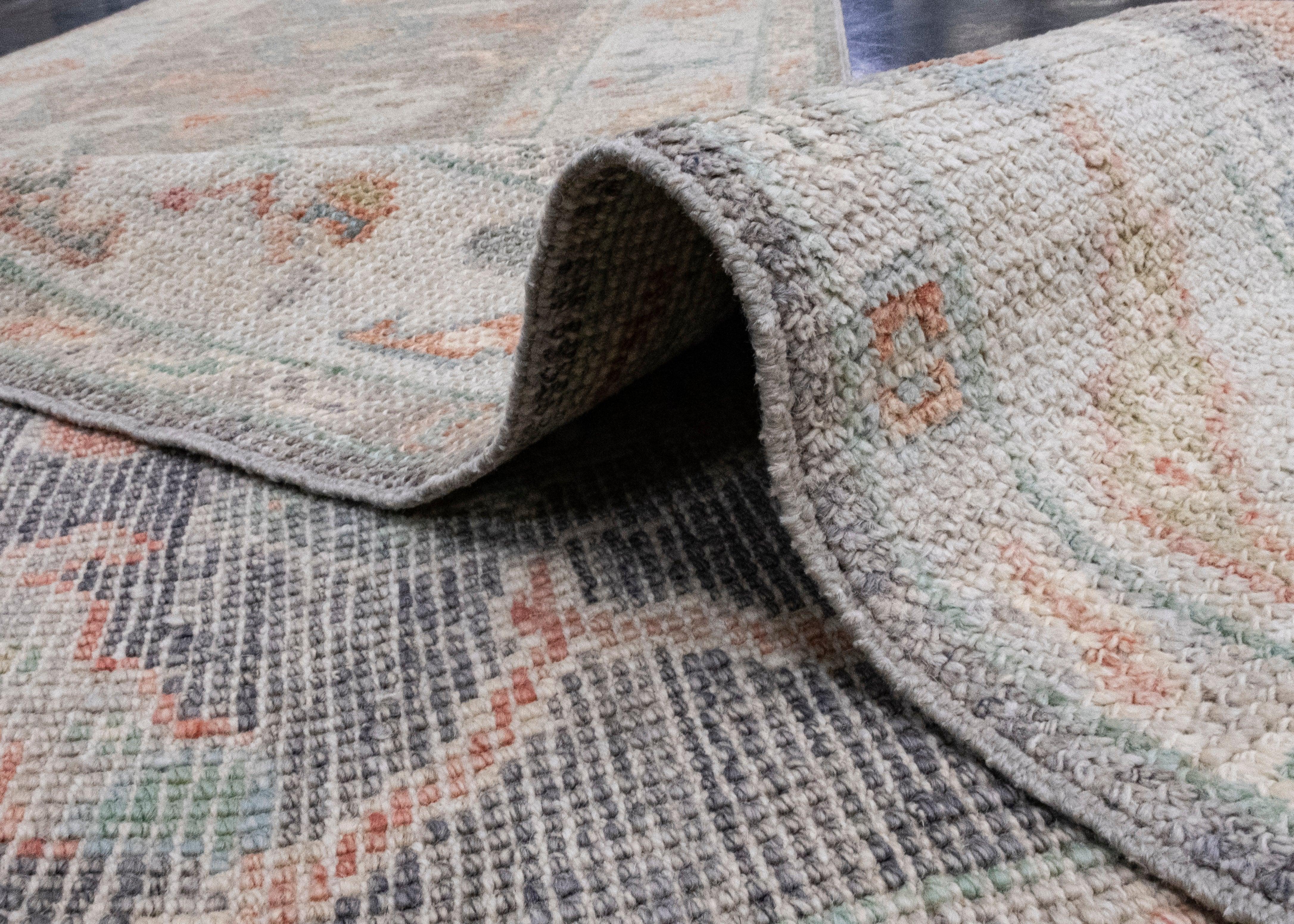 Turkish Oushak Runner Rug 2'9