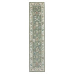 Turkish Oushak Runner Rug 2'9" x 12'5" #17778
