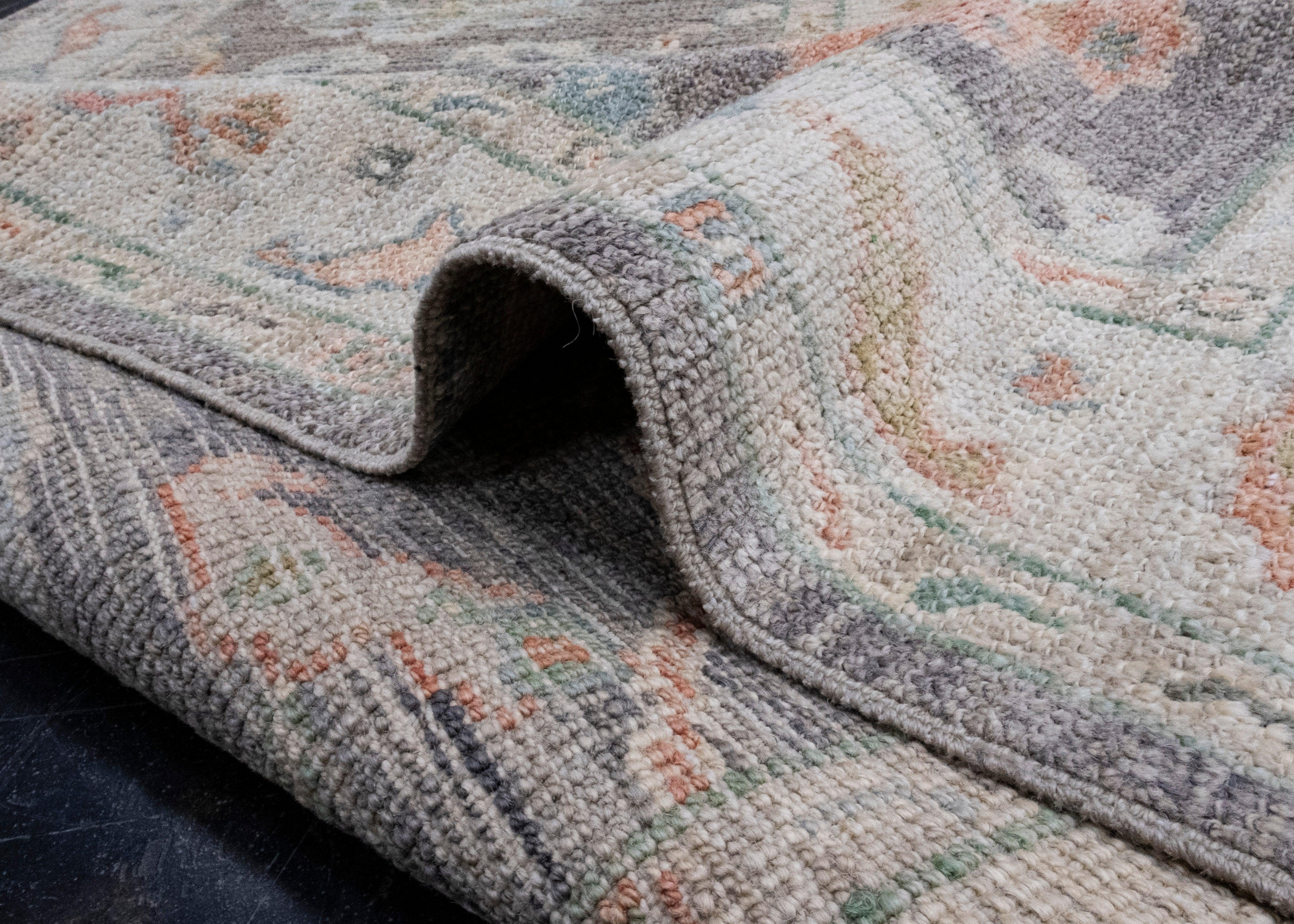 Turkish Oushak Runner Rug 2'9