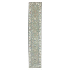 Turkish Oushak Runner Rug 2'9" x 14'1" #17706