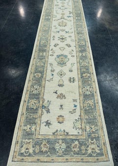 Turkish Oushak Runner Rug 2'9" x 16'3" #17722