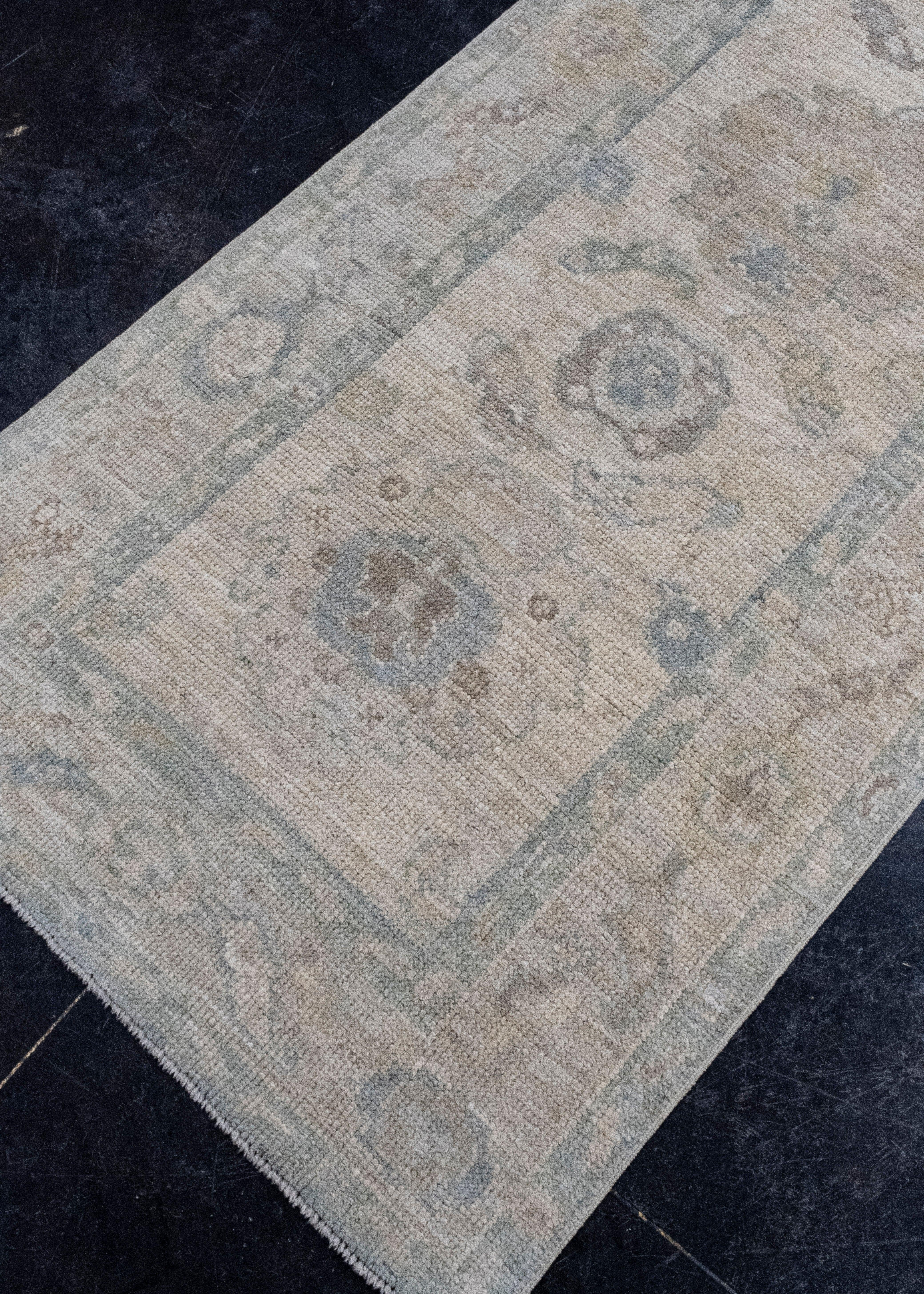 Turco Tappeto Oushak Runner turco 2'9