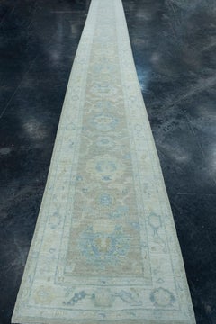 Turkish Oushak Runner Rug 2'9" x 26'5" #17544