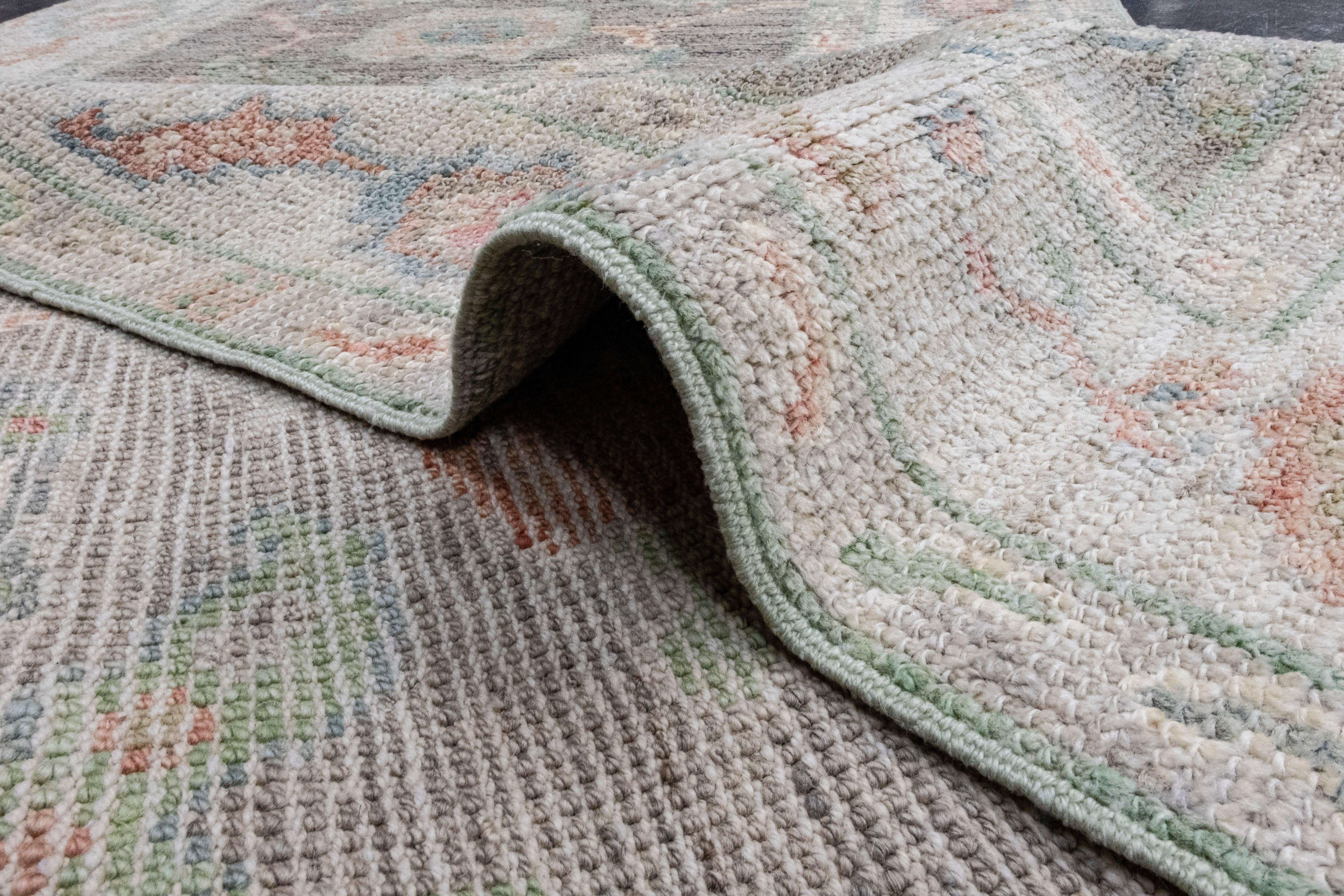 Tappeto Oushak Runner Turco 2'9