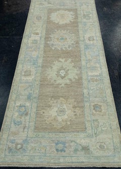 Turkish Oushak Runner Rug 2'9" x 6'10" #17531
