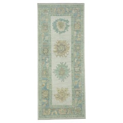 Turkish Oushak Runner Rug 2'9" x 6'8" #17511