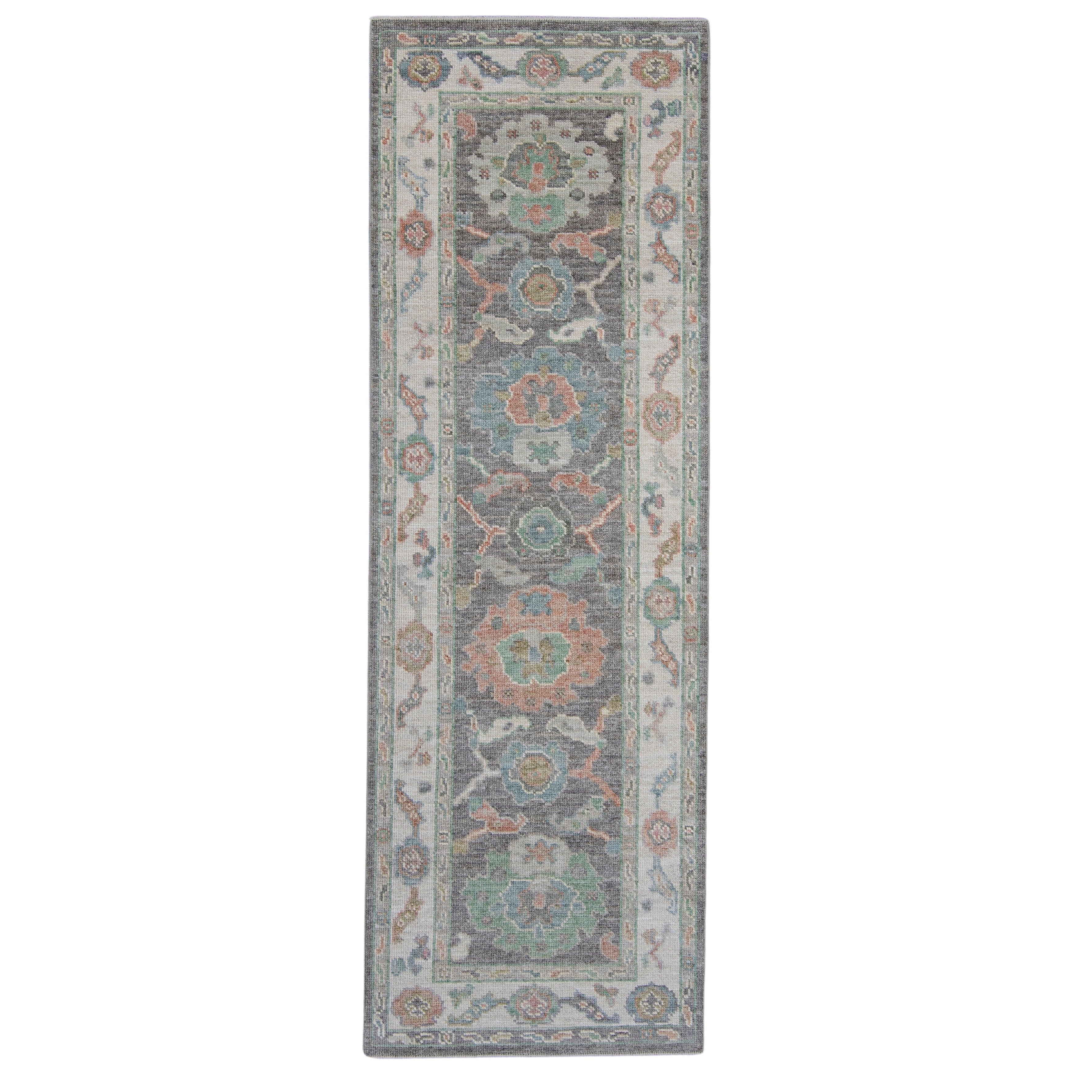 Tappeto Oushak Runner Turco 2'9" x 8'3" #16170