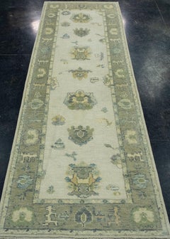 Turkish Oushak Runner Rug 2'9" x 8'4" #17550