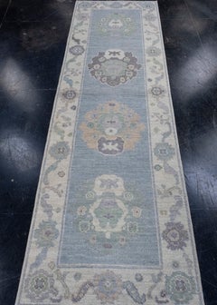 Turkish Oushak Runner Rug 2'9" x 8'6" #16316