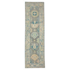 Turkish Oushak Runner Rug 2'9" x 9'5" #17211