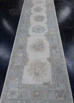 Turkish Oushak Runner Rug 3' x 10'1" #16279
