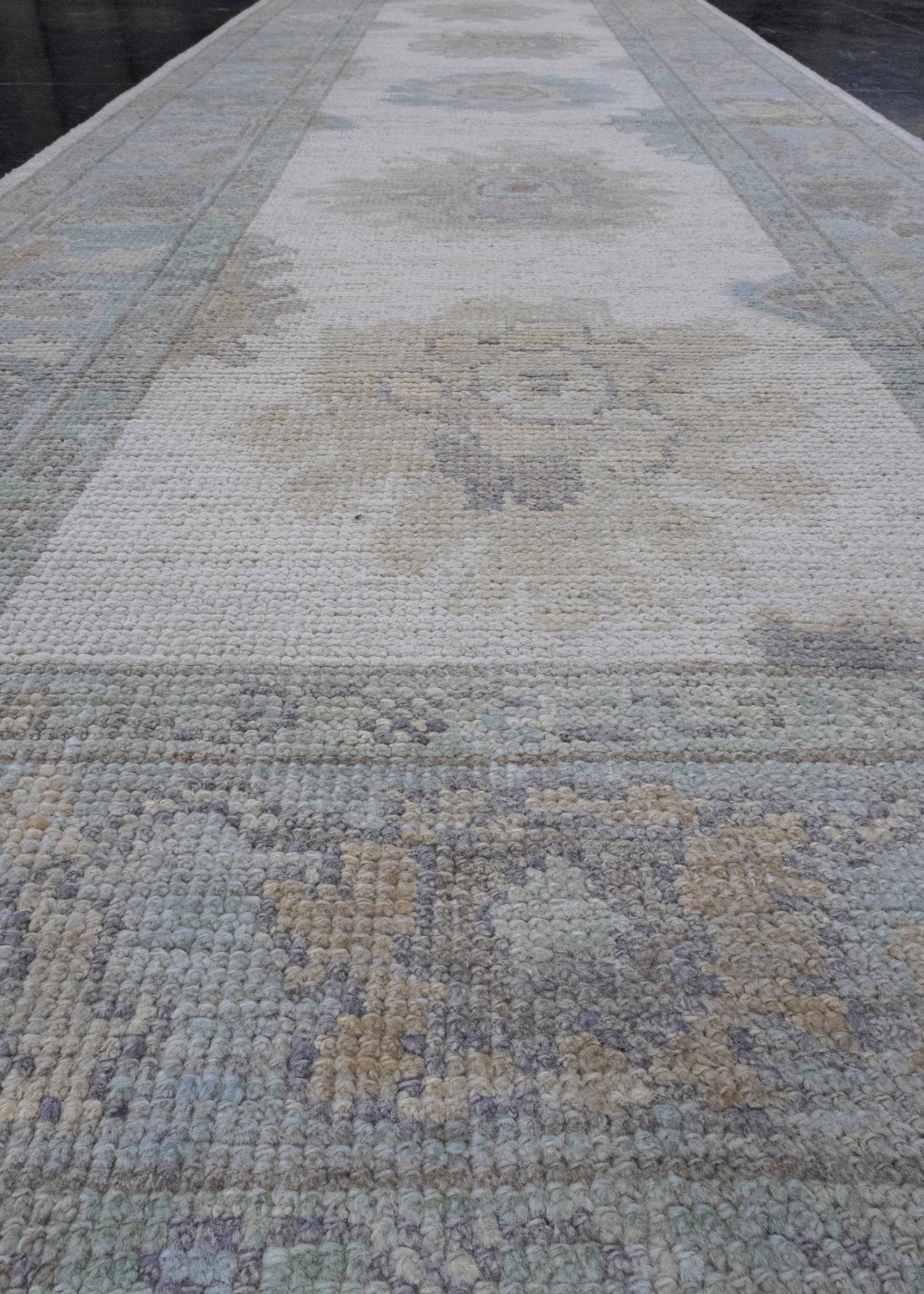 Türkischer Oushak-Läufer 3' x 10'1