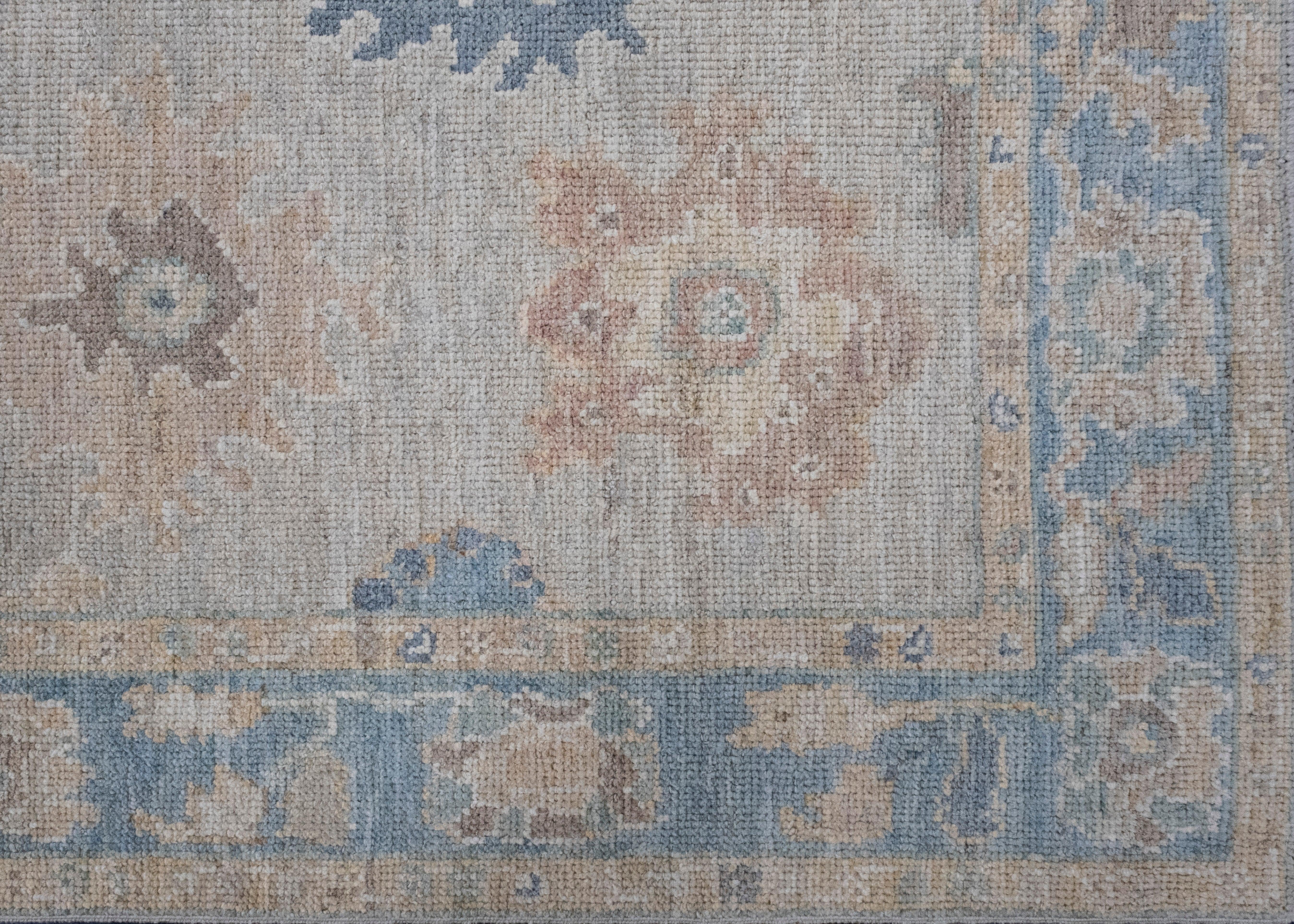 Türkischer Oushak-Läufer 3' x 10'2