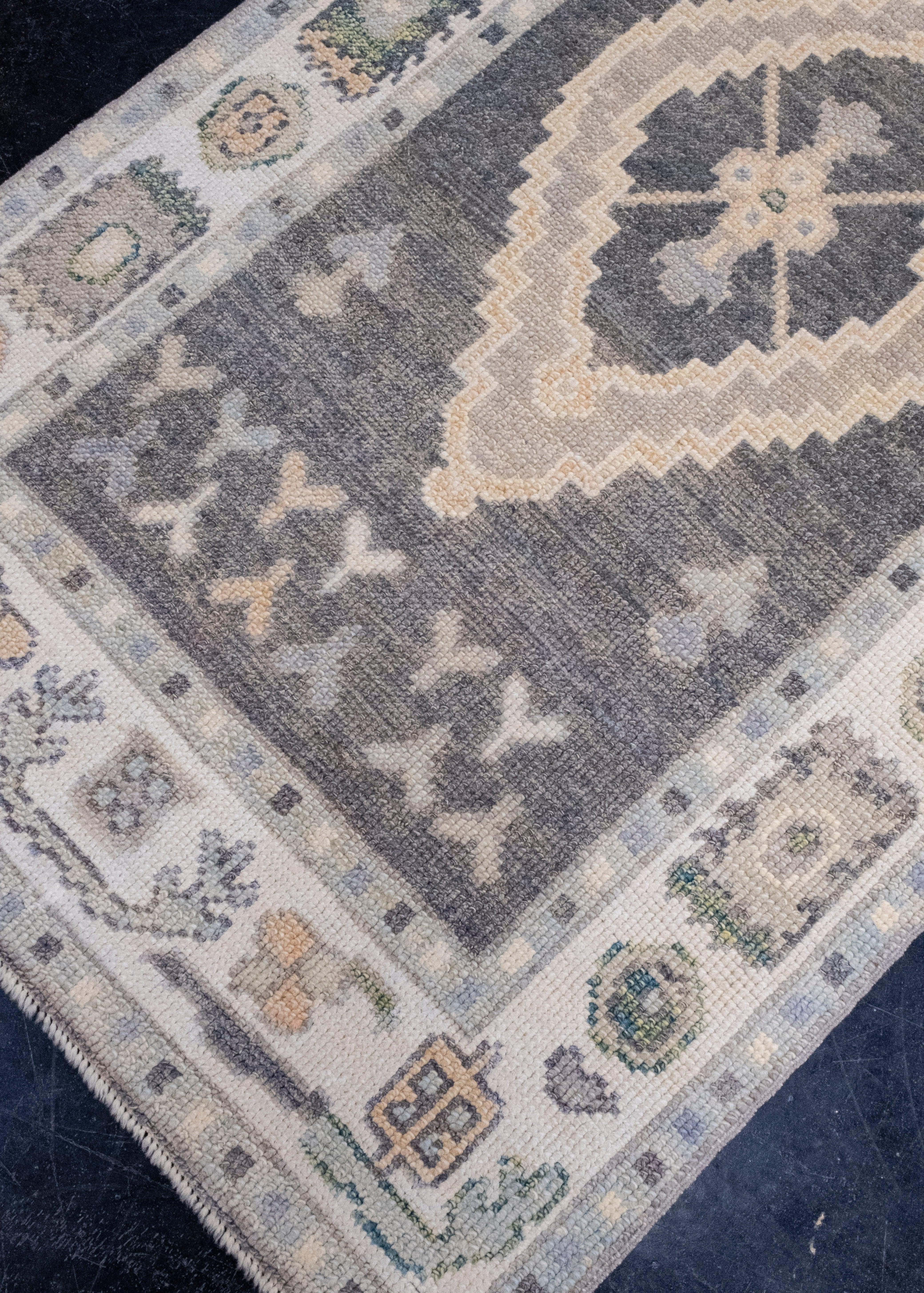 Türkischer Oushak-Läufer 3' x 10'3