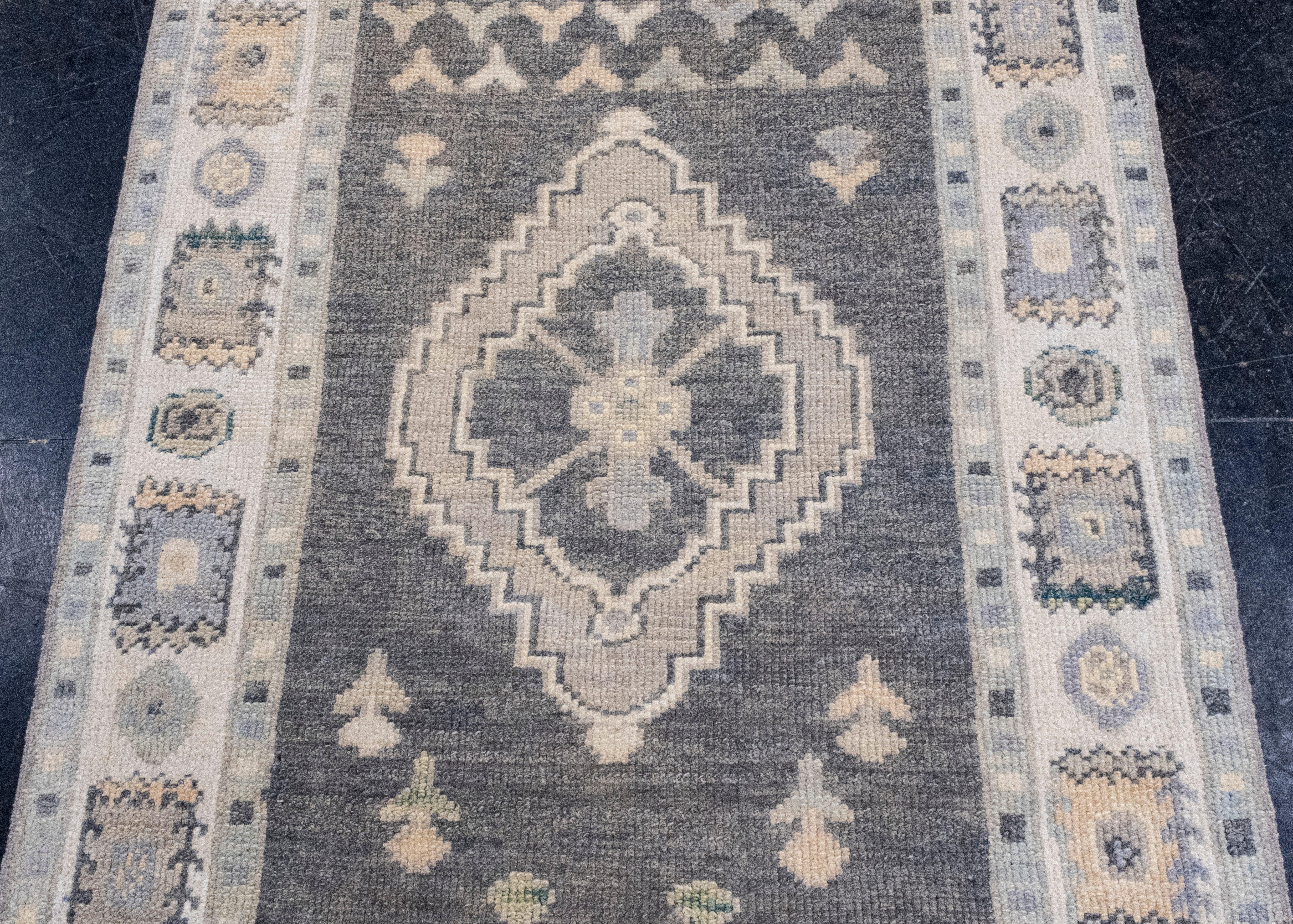 Türkischer Oushak-Läufer 3' x 10'3
