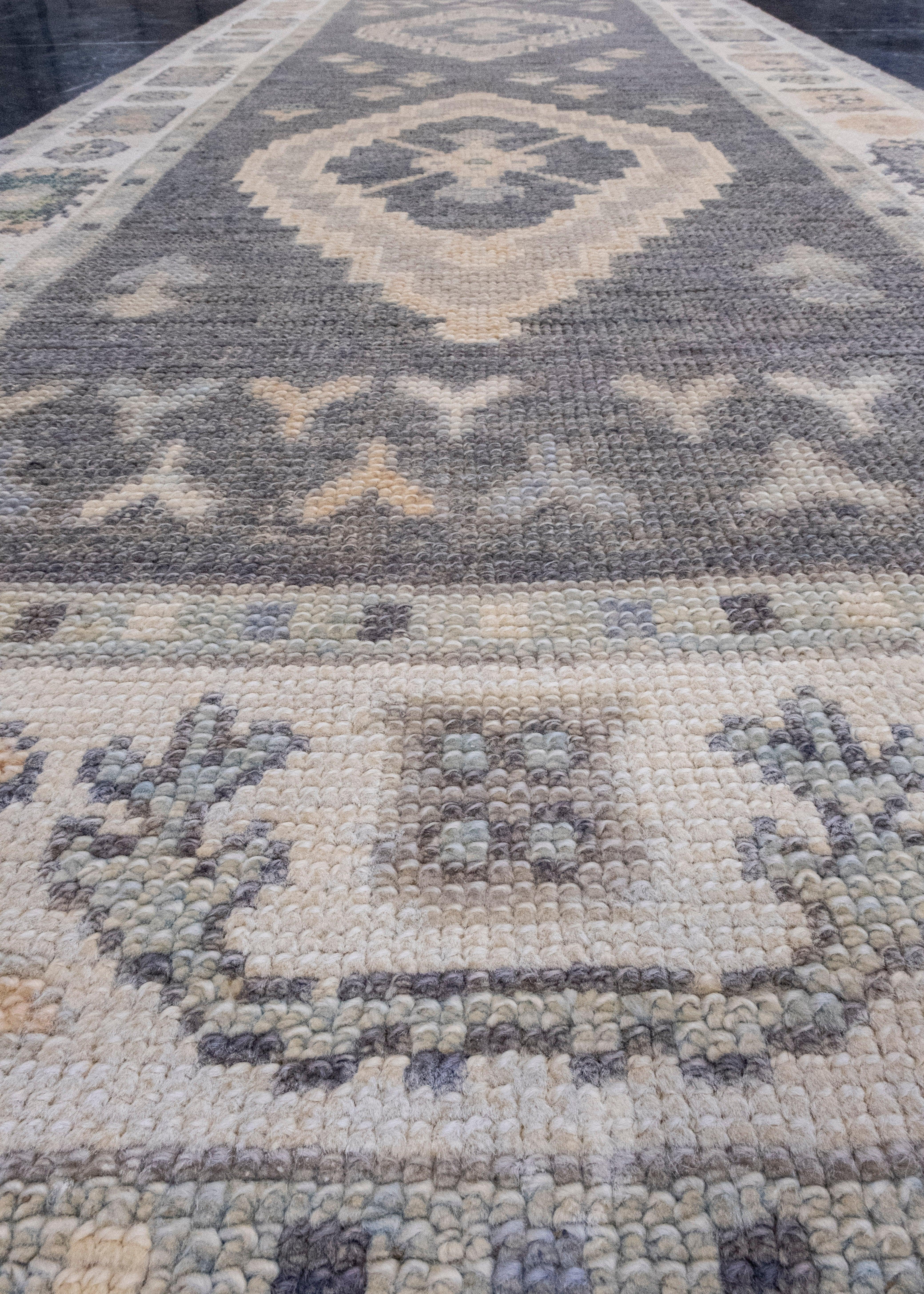 Türkischer Oushak-Läufer 3' x 10'3