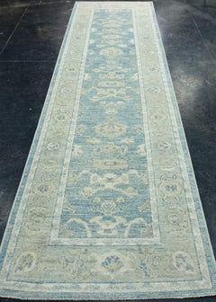 Turkish Oushak Runner Rug 3' x 11'10" #17814