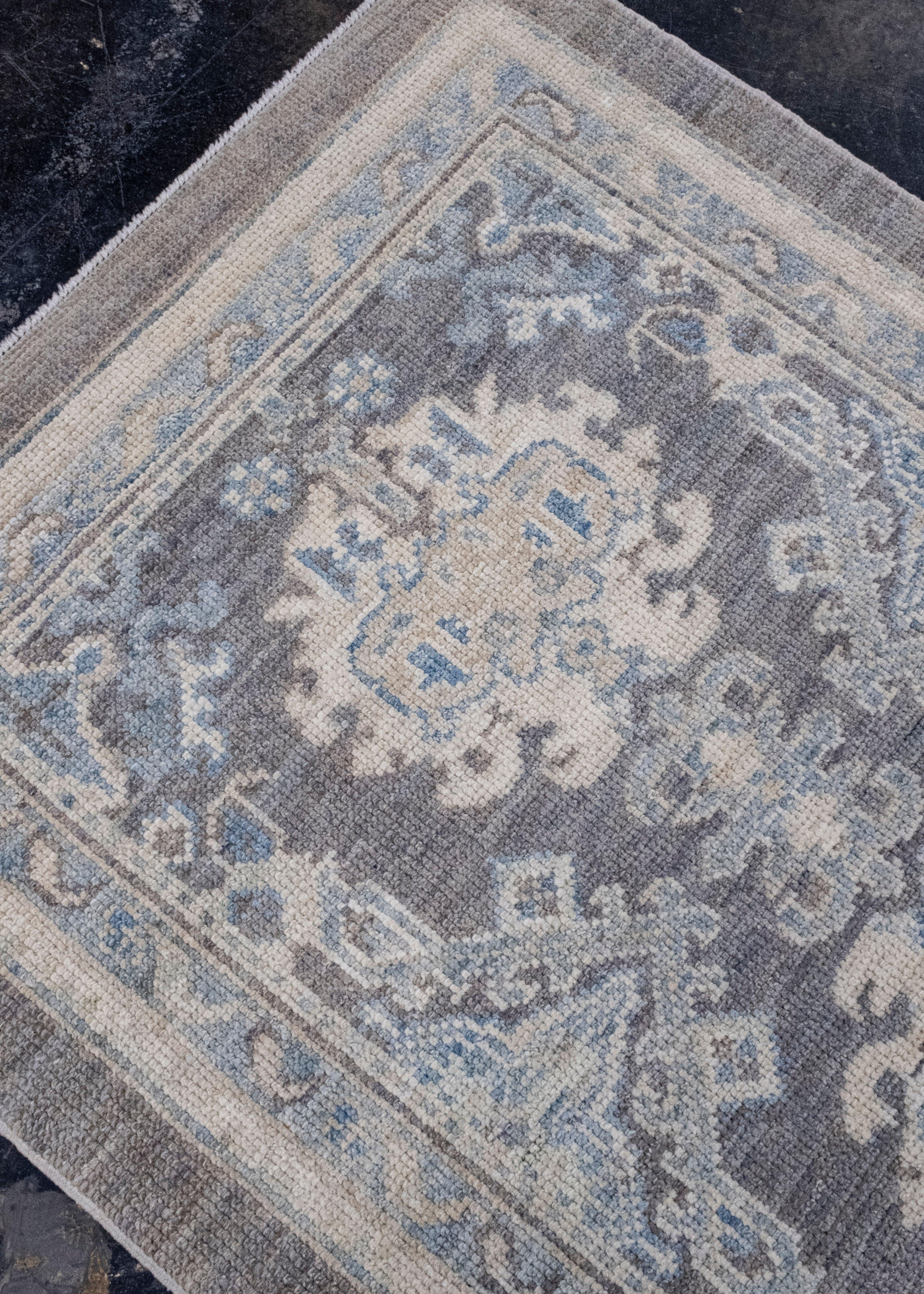 Türkischer Oushak-Läufer 3' x 11'11