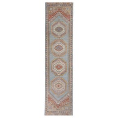 Türkischer Oushak-Läufer 3' x 12'8" #16725