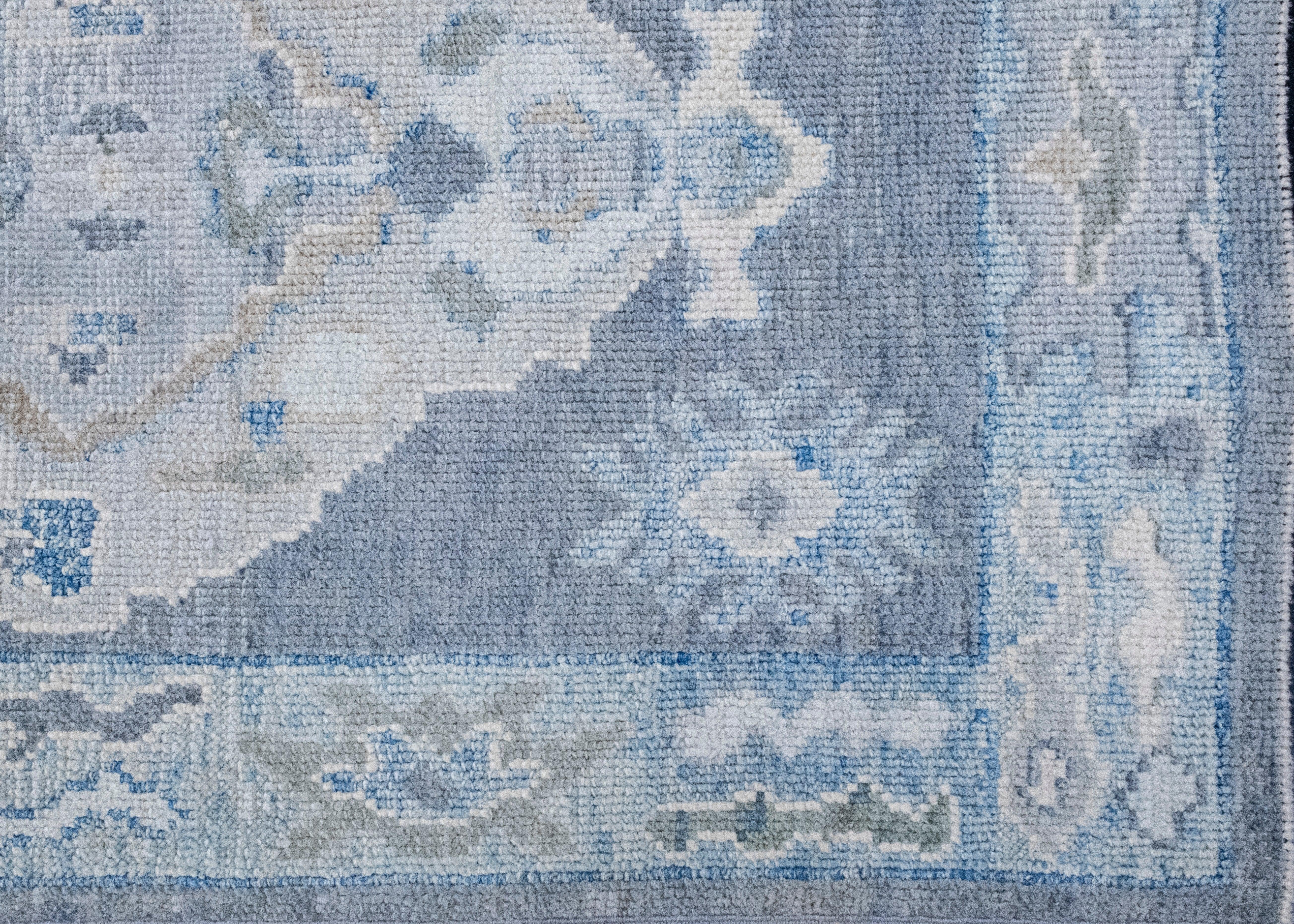 Turkish Oushak Runner Rug 3' x 8'11