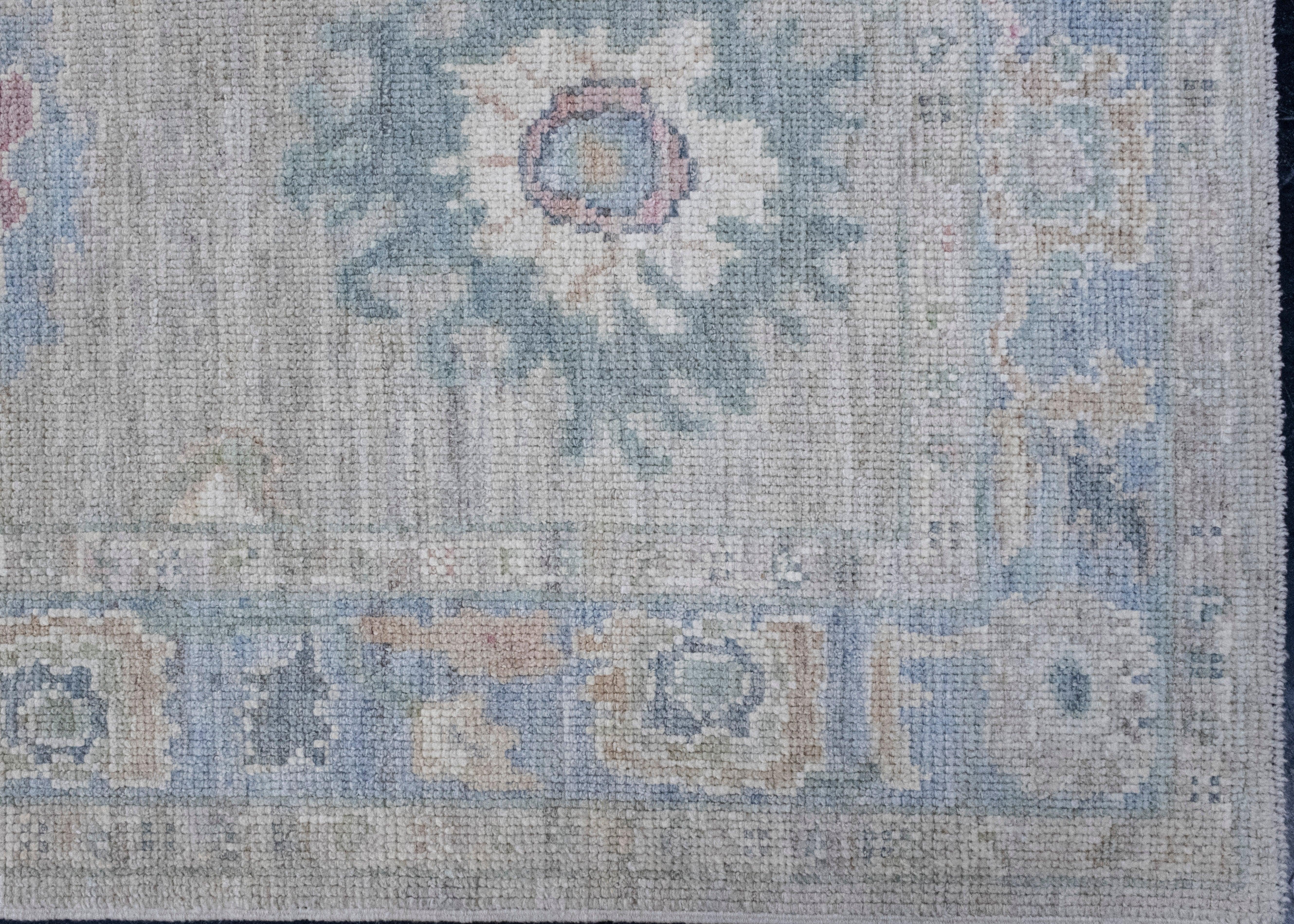 Türkischer Oushak-Läufer 3' x 8'3