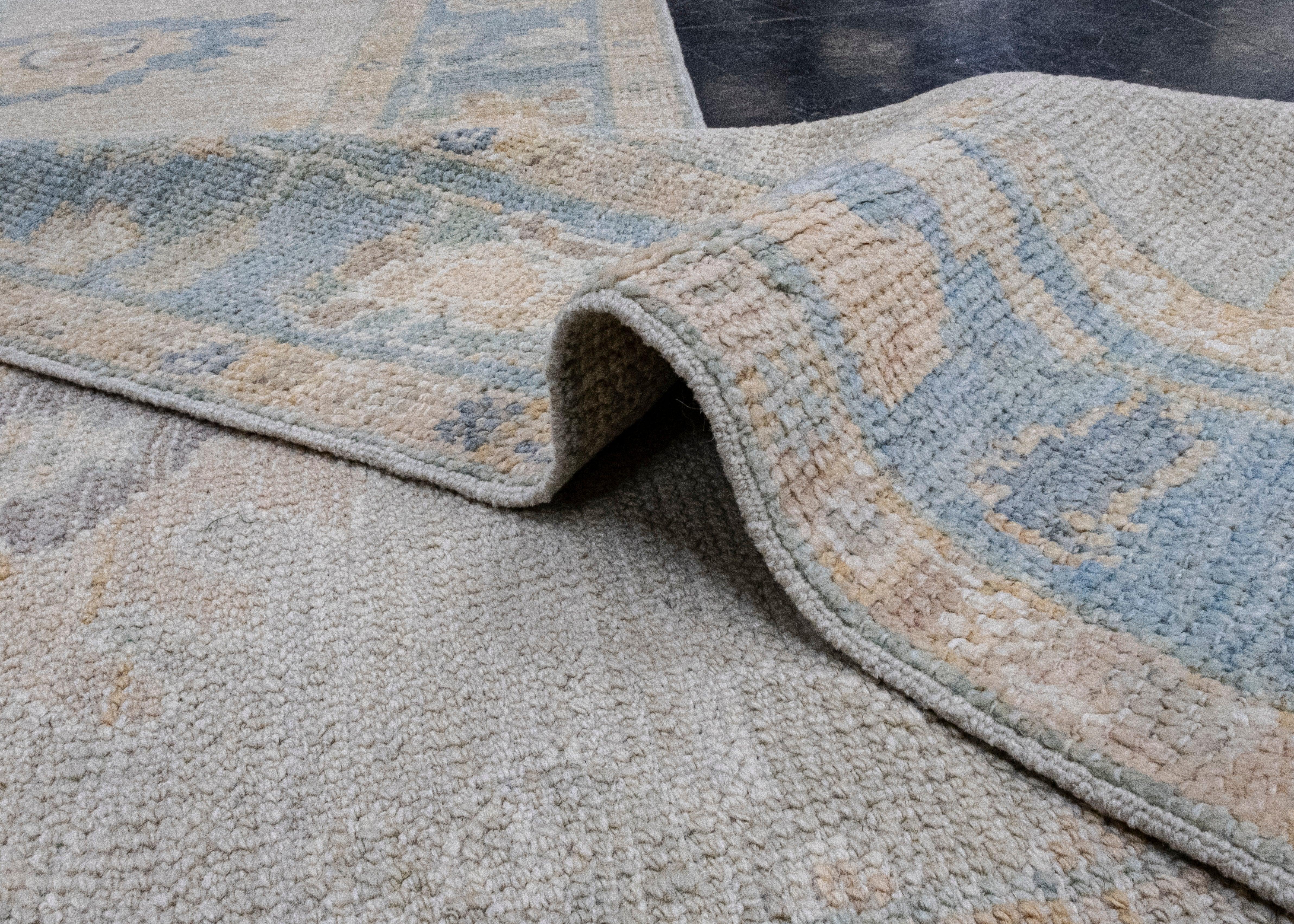 Tappeto Oushak Runner turco 3'1