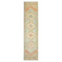 Tappeto turco Oushak da corridoio 94 cm x 3,83 m #17013