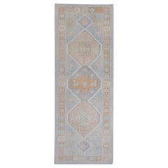 Turkish Oushak Runner Rug 4'1" x 11'2" #16741