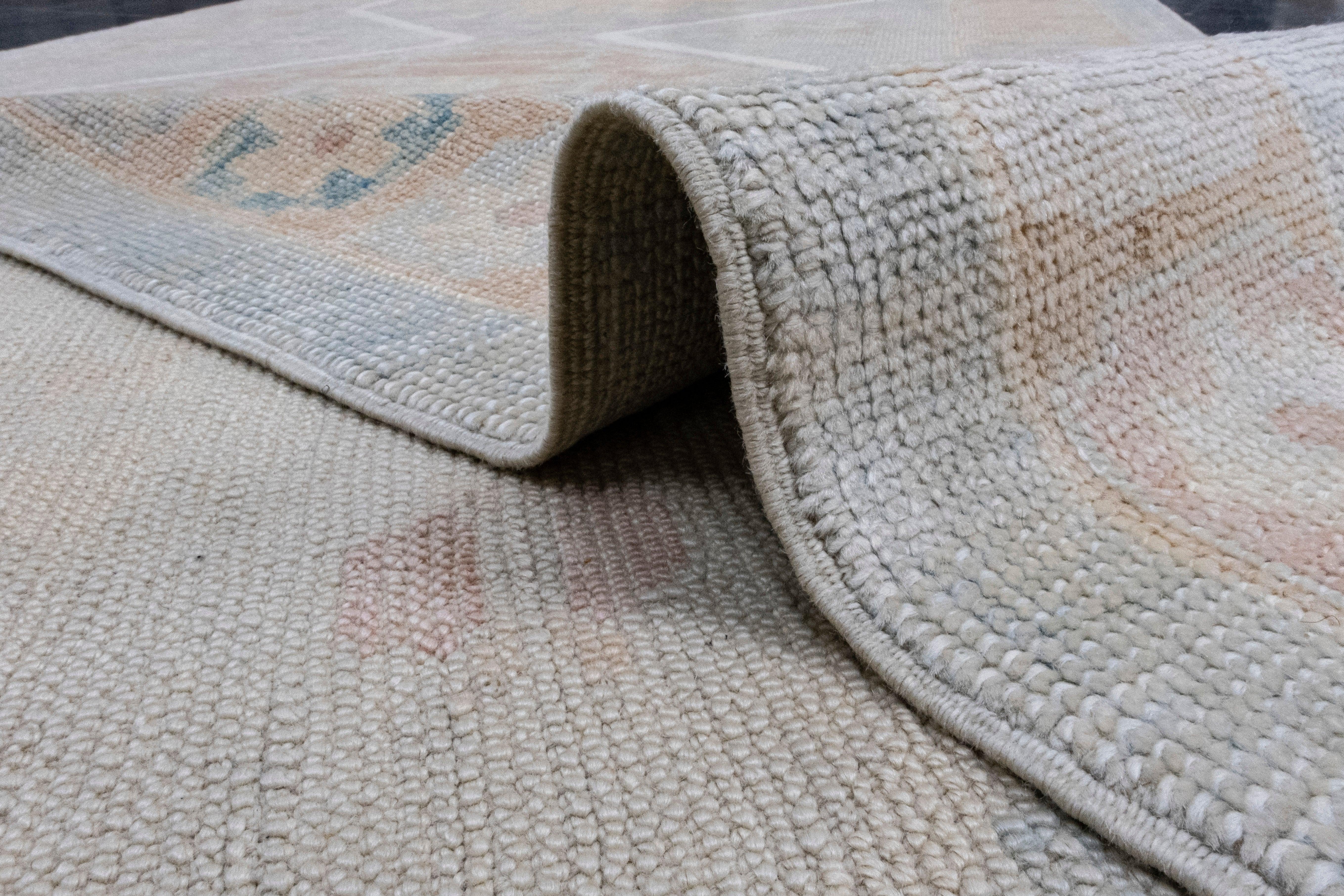 Turkish Oushak Runner Rug 4'1