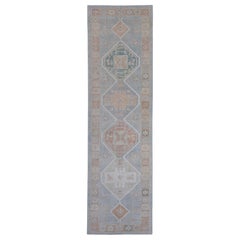 Turkish Oushak Runner Rug 4'1" x 14'4" #16727