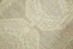 Turkish Oushak Runner Rug Taupe, Sage & Blue Handwoven Wool Rug 2'11" x 10'8"